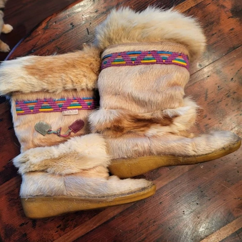 TRUE Vntg Authentic Real Fur Winter Women's Boots